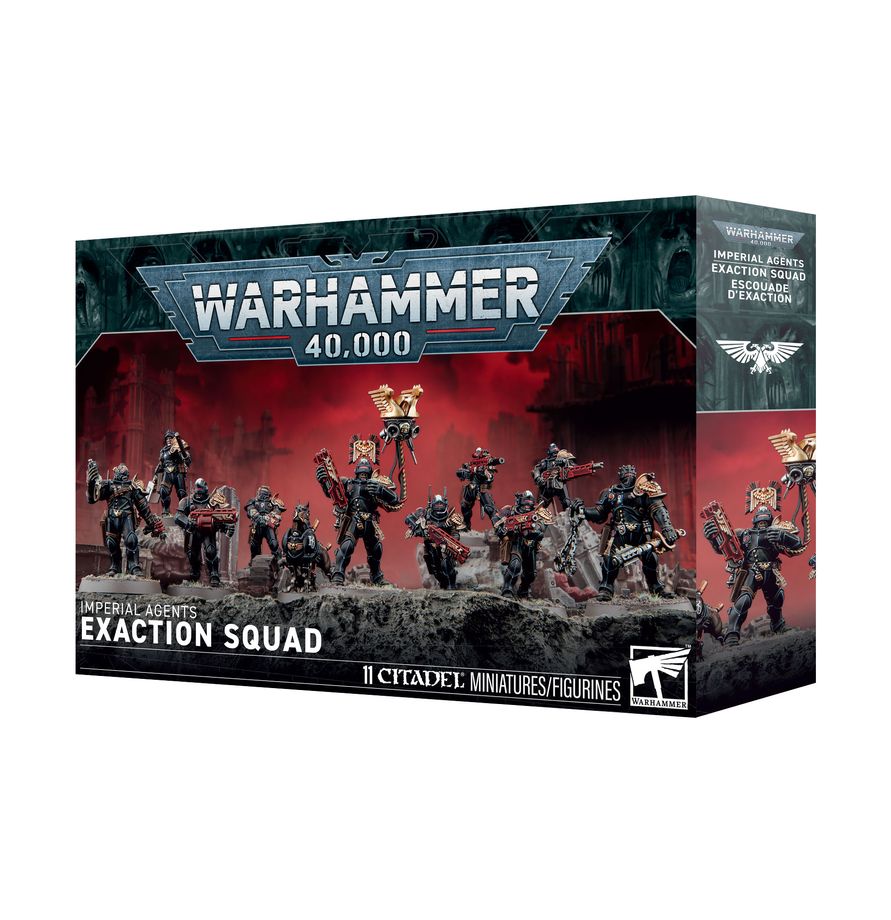 Exaction Squad deployed on the tabletop