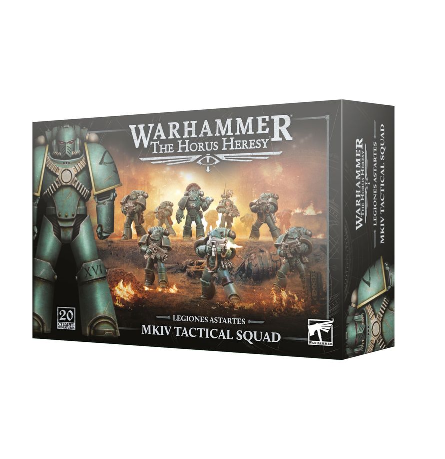 Painted MkIV Tactical Squad models