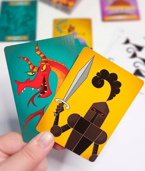 Popular card game Sleeping Queens box