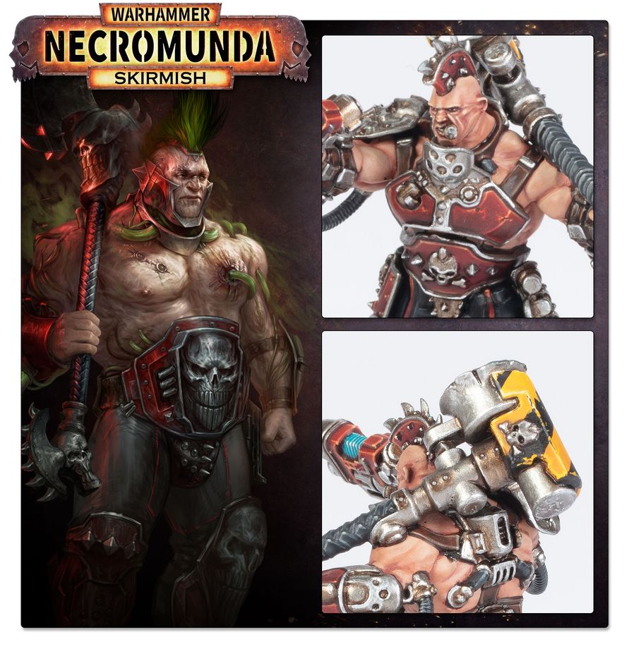 Necromunda Goliath Underhive Crew miniatures