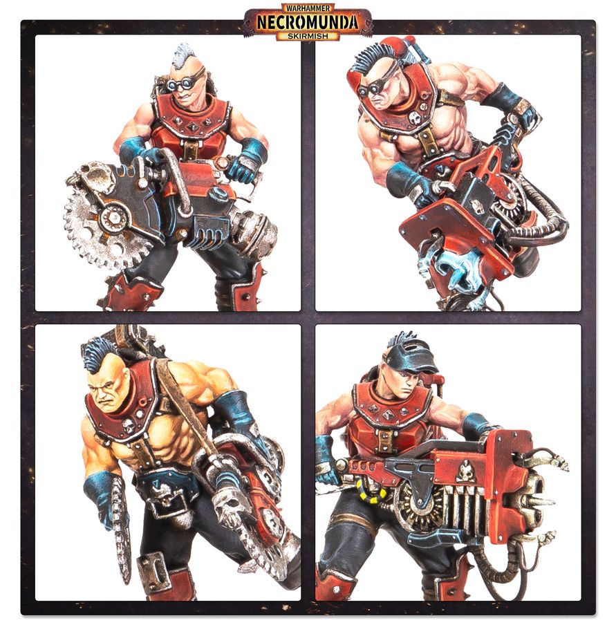Fully assembled Goliath gang lineup