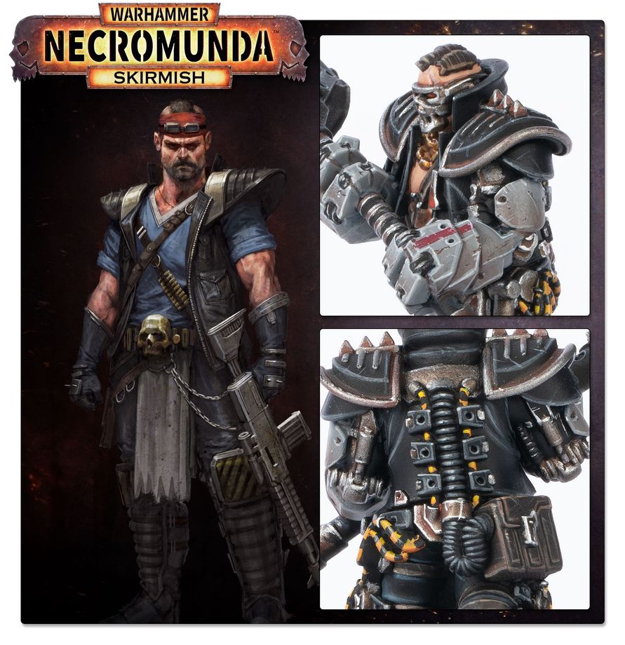 Necromunda Orlock Underhive Crew miniatures