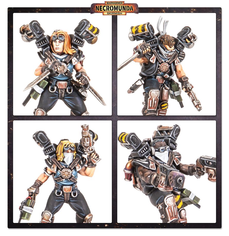 Orlock gang in terrain setup