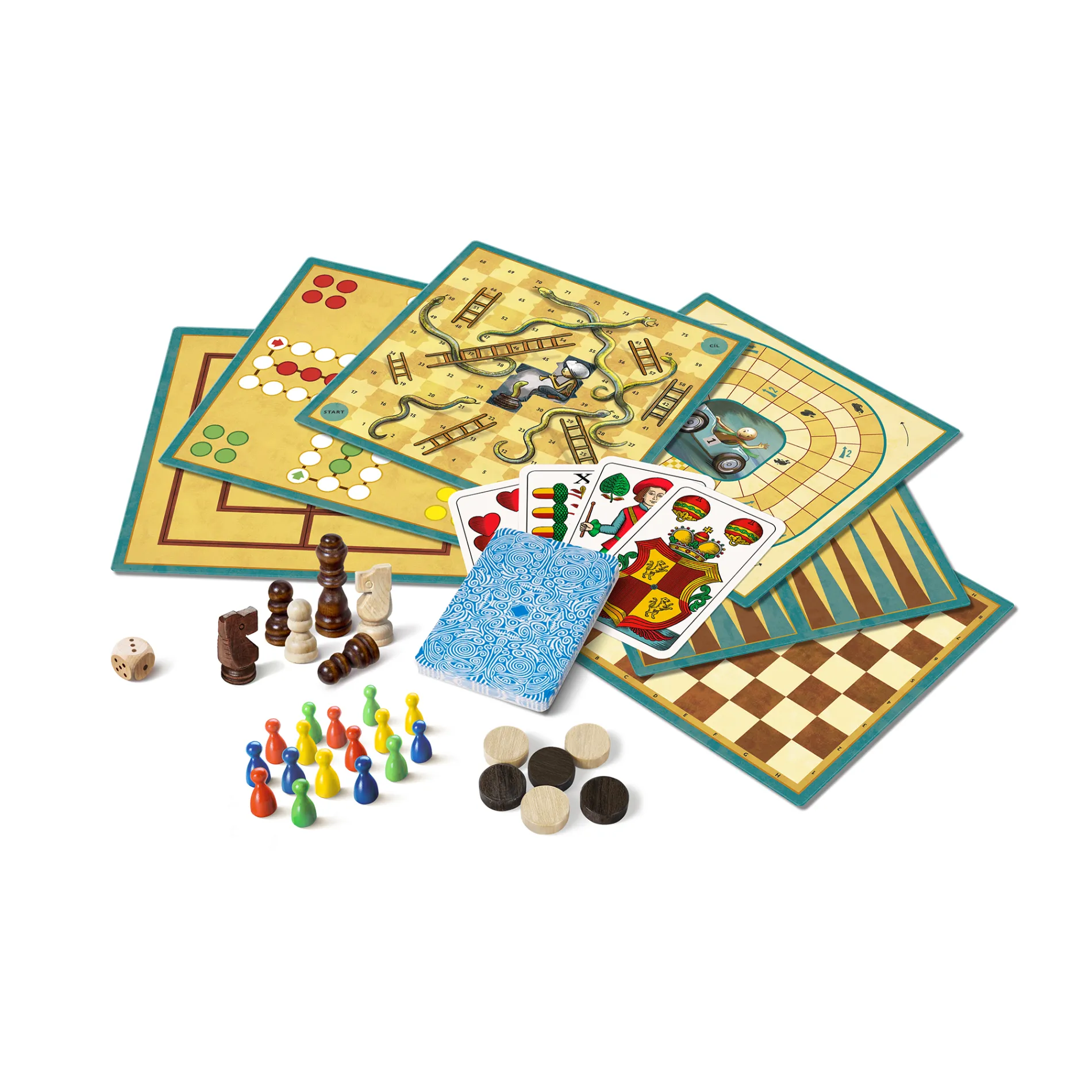 Detailed view of game components