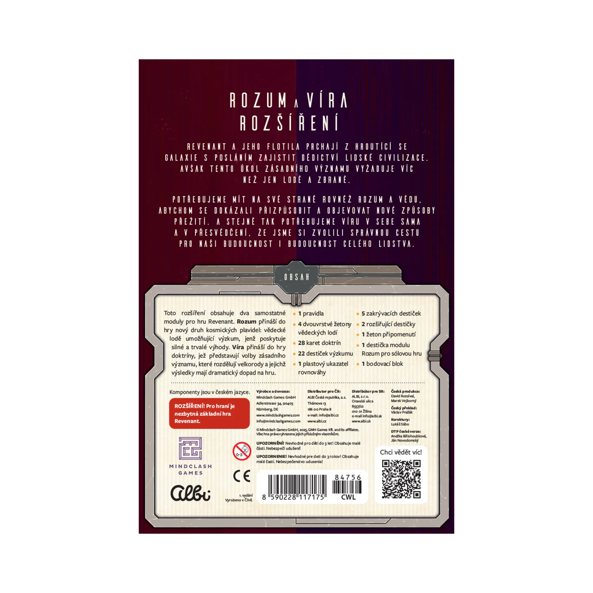 Box of the Revenant: Rozum a víra expansion