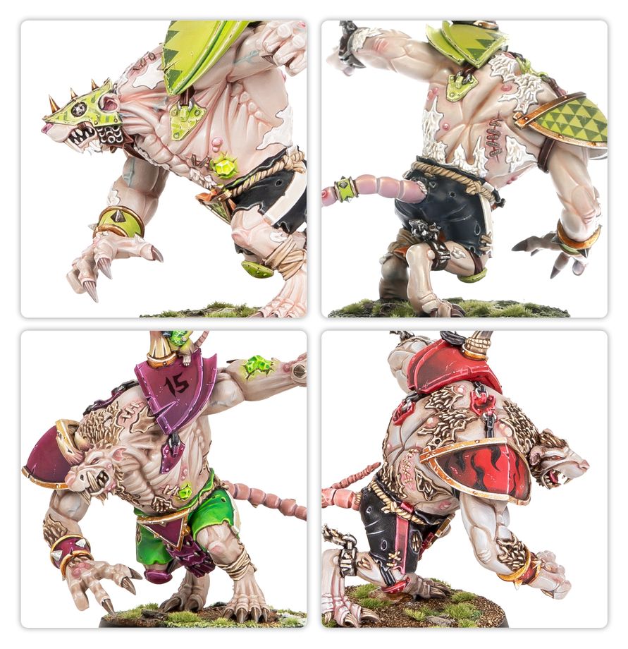 Components of the Rat Ogre kit