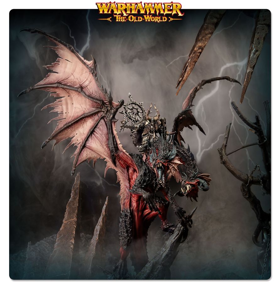 Assembled model Lord on Chaos Dragon