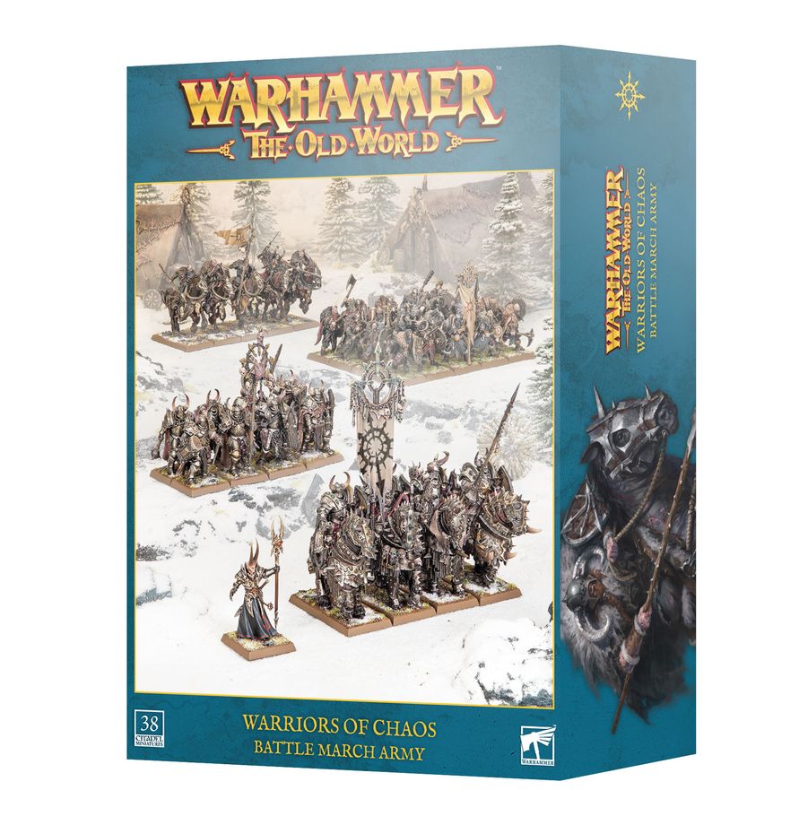 Chaos Warriors unit up close