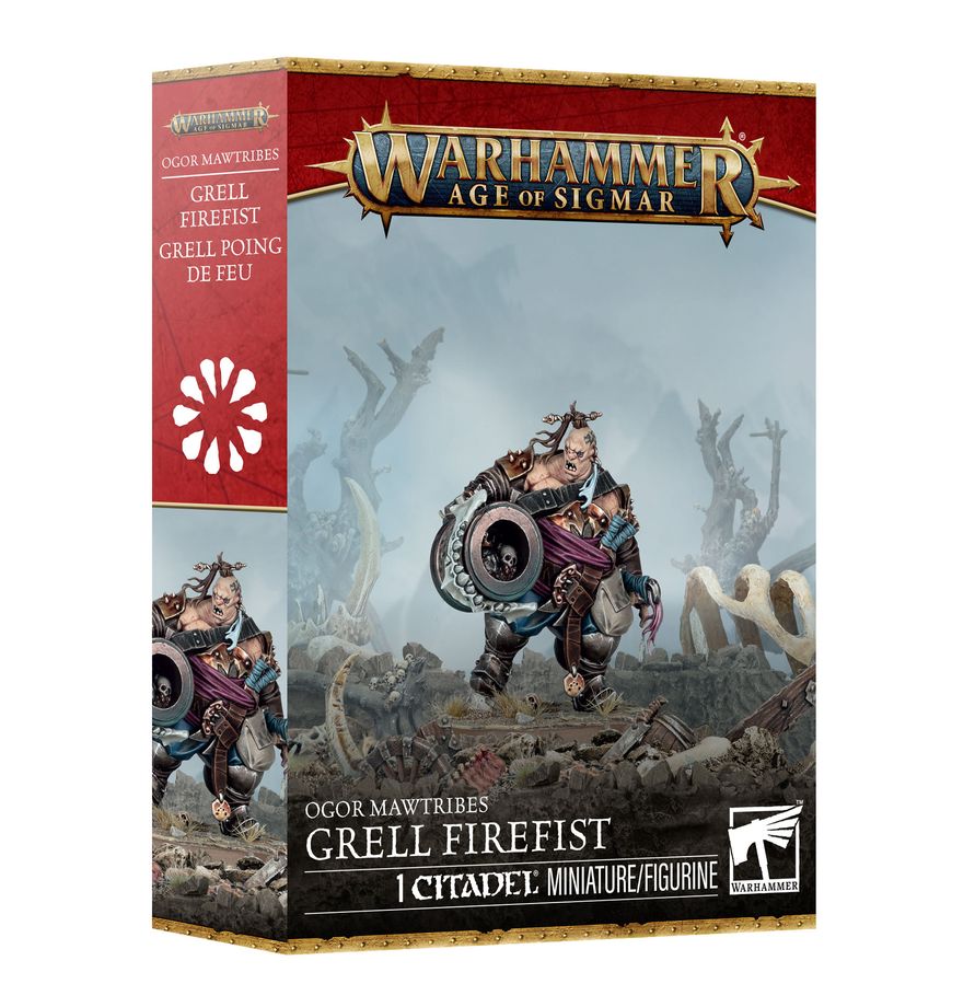Multipart plastic Grell Firefist miniature