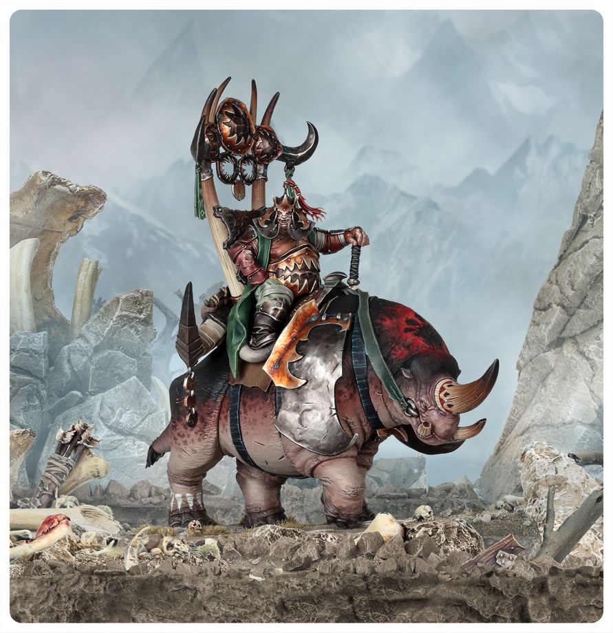 Morga the Mighty on an oval base