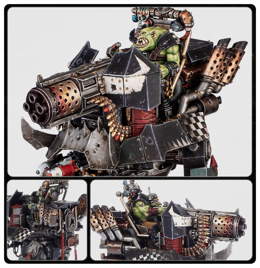 Big Mek Dakkarig on a 90mm round base