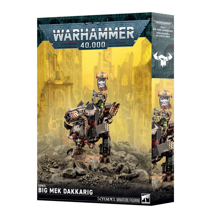 Big Mek Dakkarig unpainted model