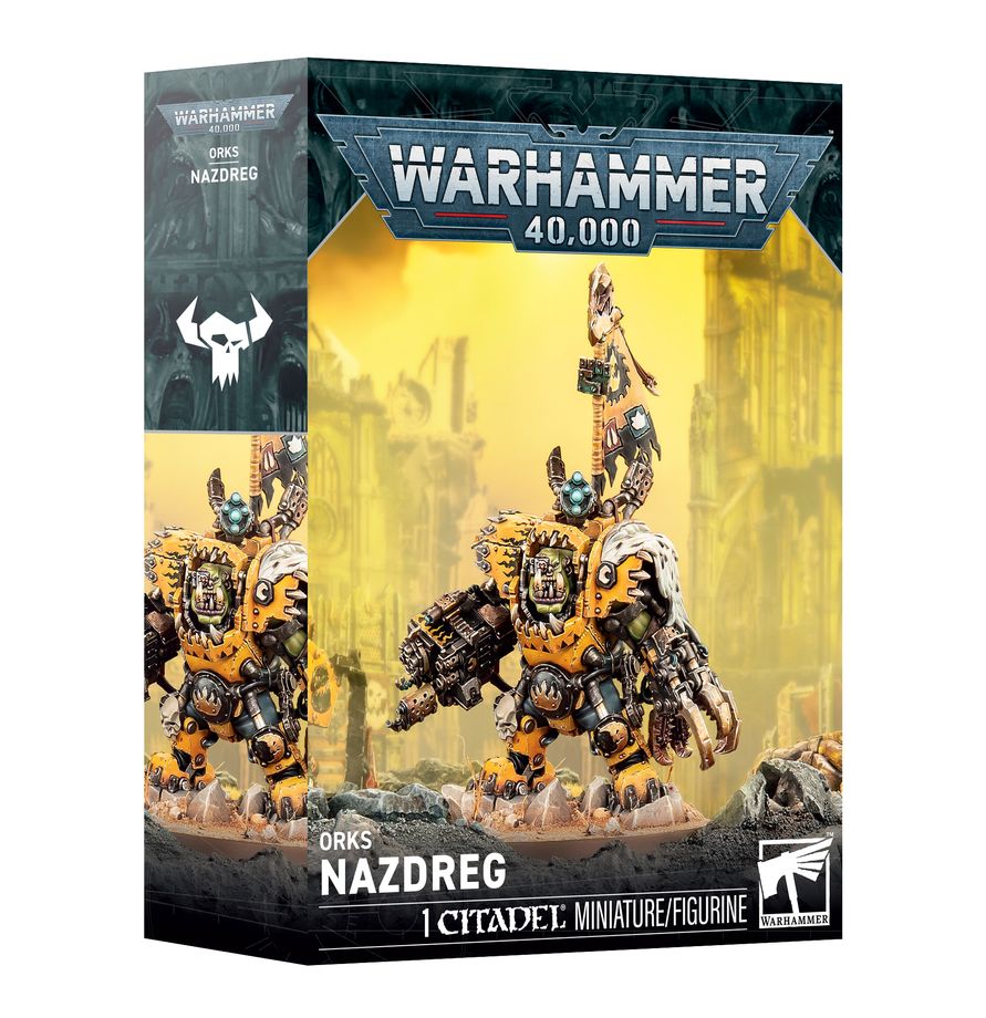 Close-up of the Nazdreg plastic miniature