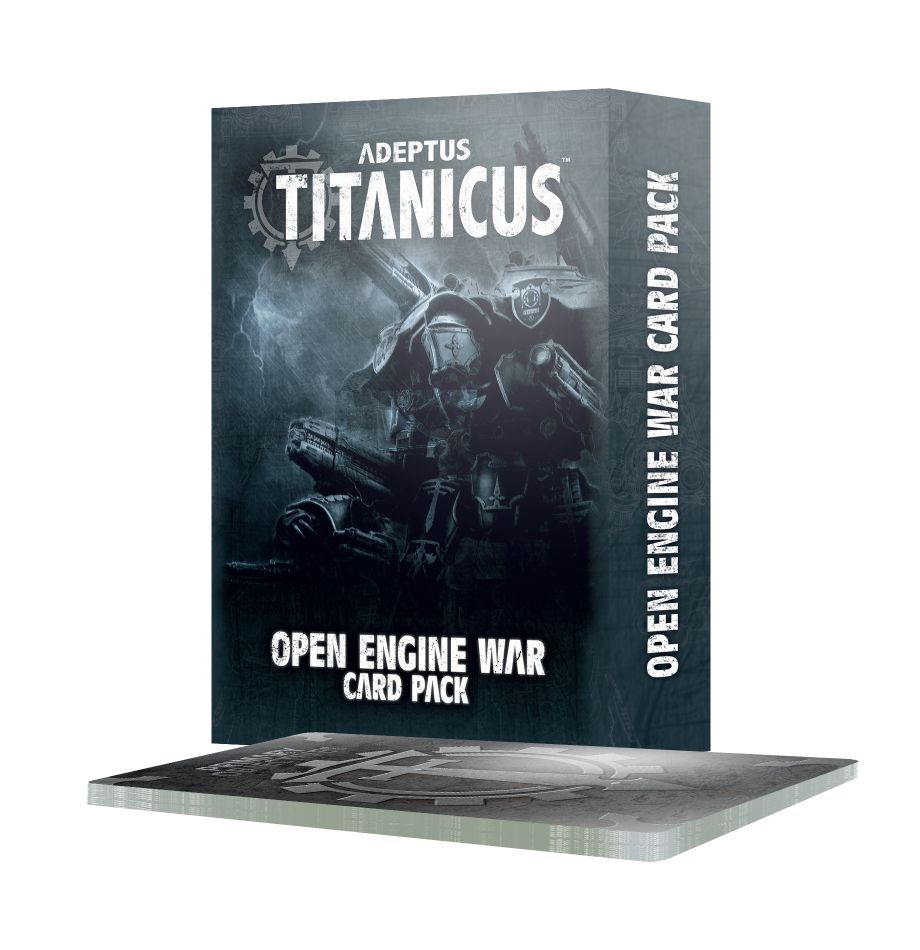 Warhammer 40K: Adeptus Titanicus - Open Engine War Card Pack – product packaging