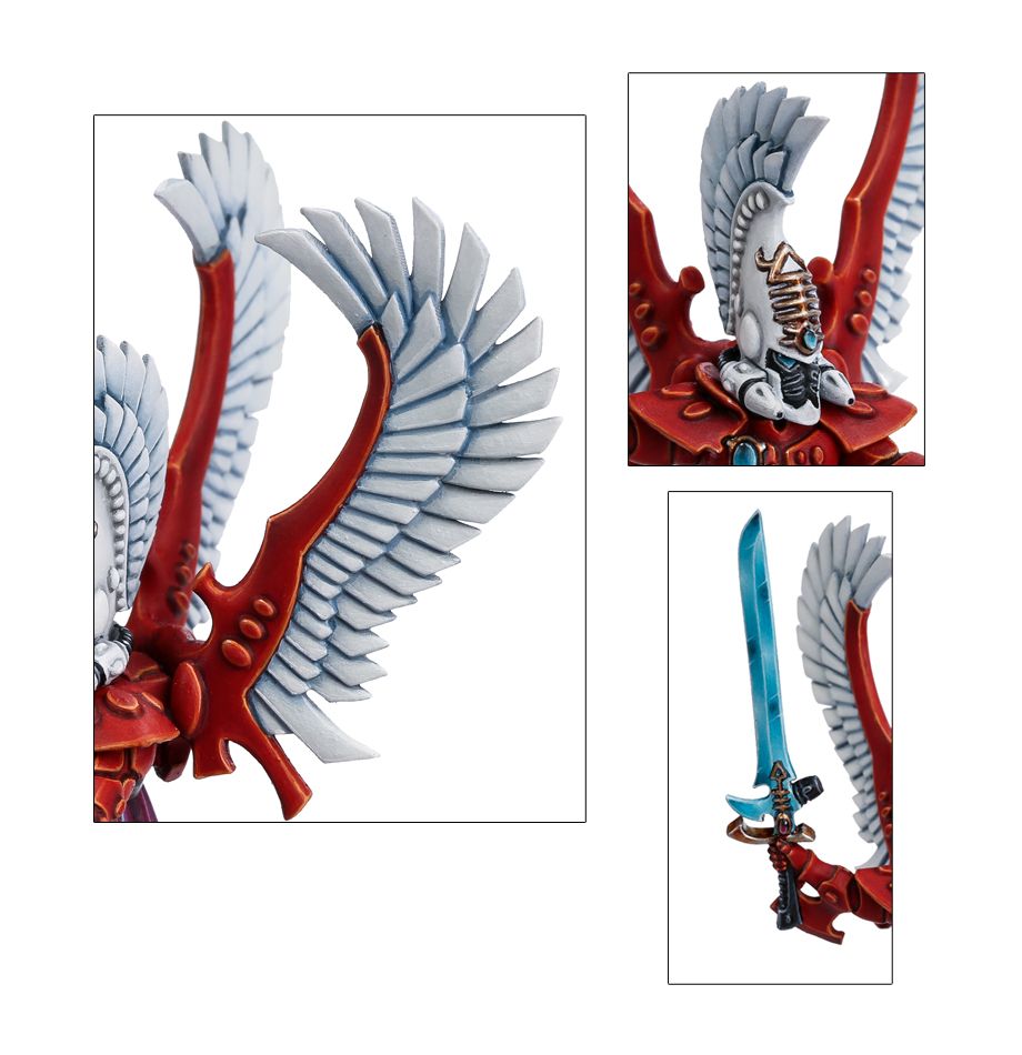 Detail modelu Aeldari Autarch Wayleaper