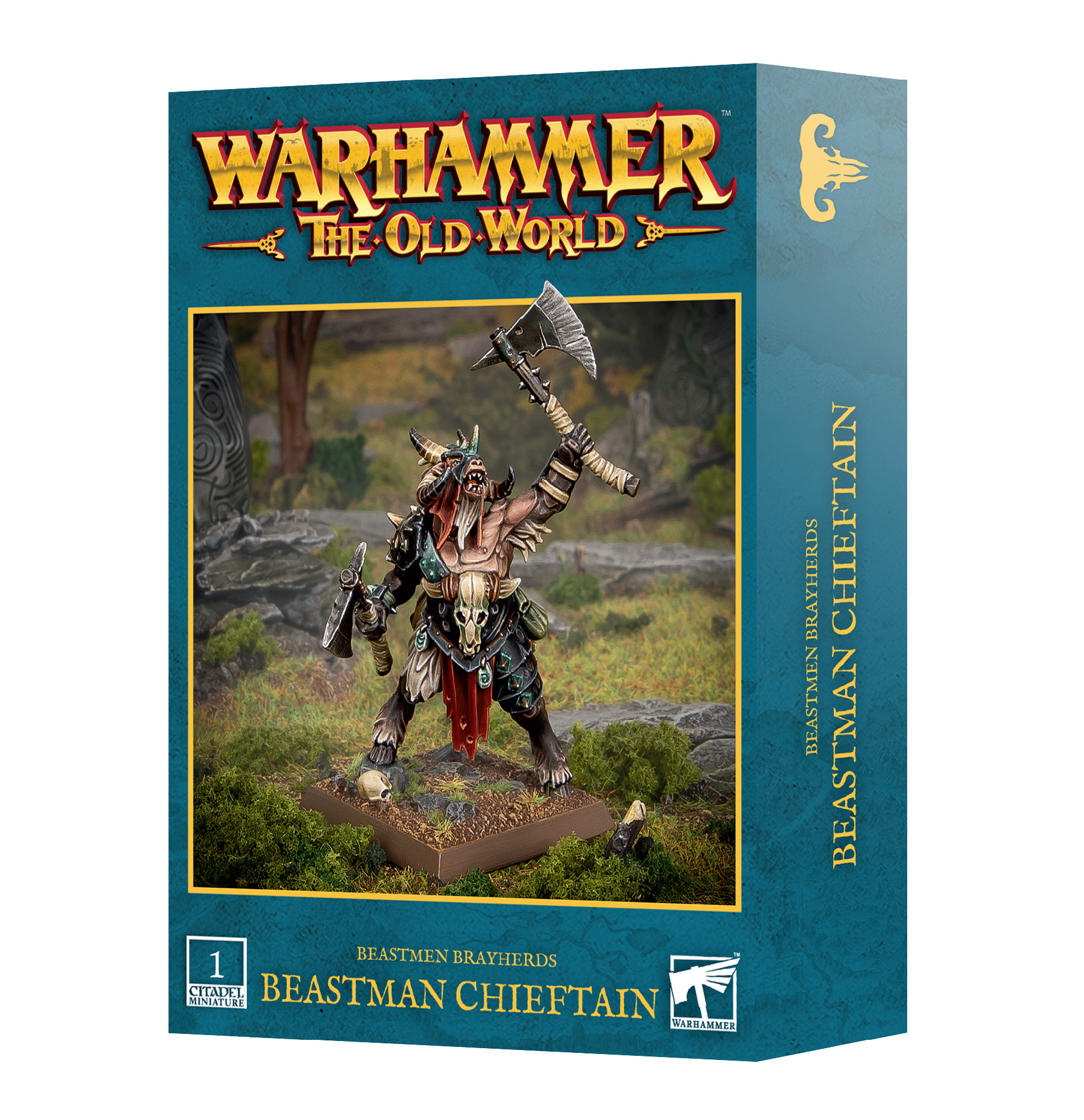 Beastman Chieftain – detail miniatury