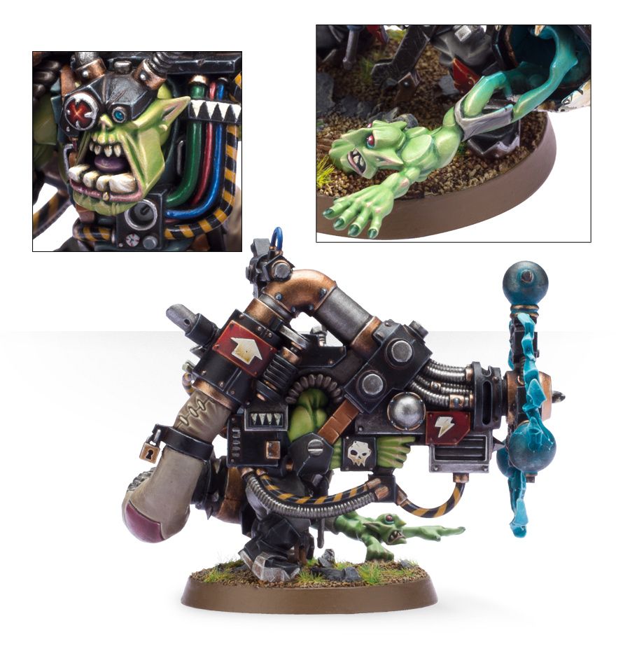 Big Mek with Shokk Attack Gun – Warhammer 40K