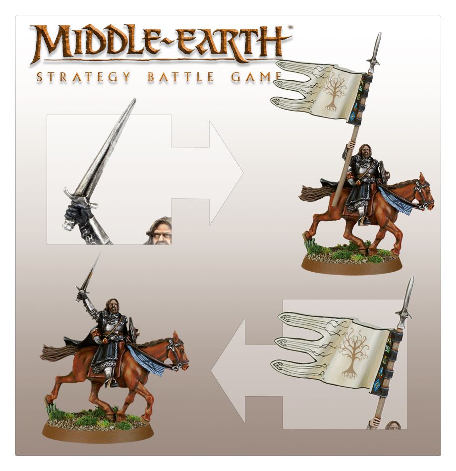 Boromir™, Captain of the White Tower - kovové miniatúry