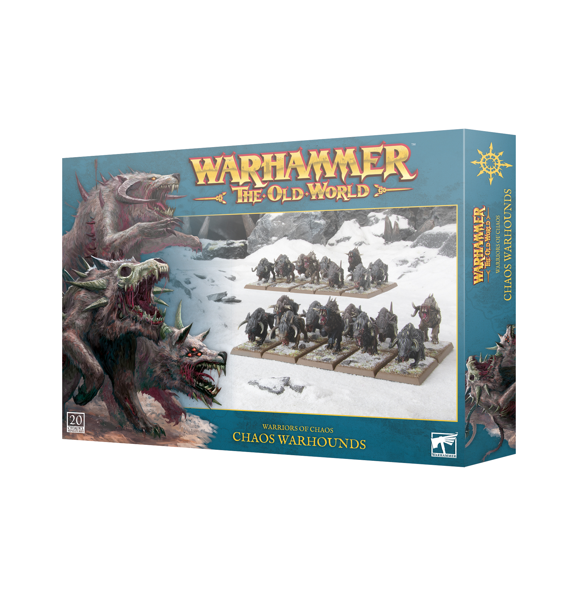 Chaos Warhounds – plastic miniatures