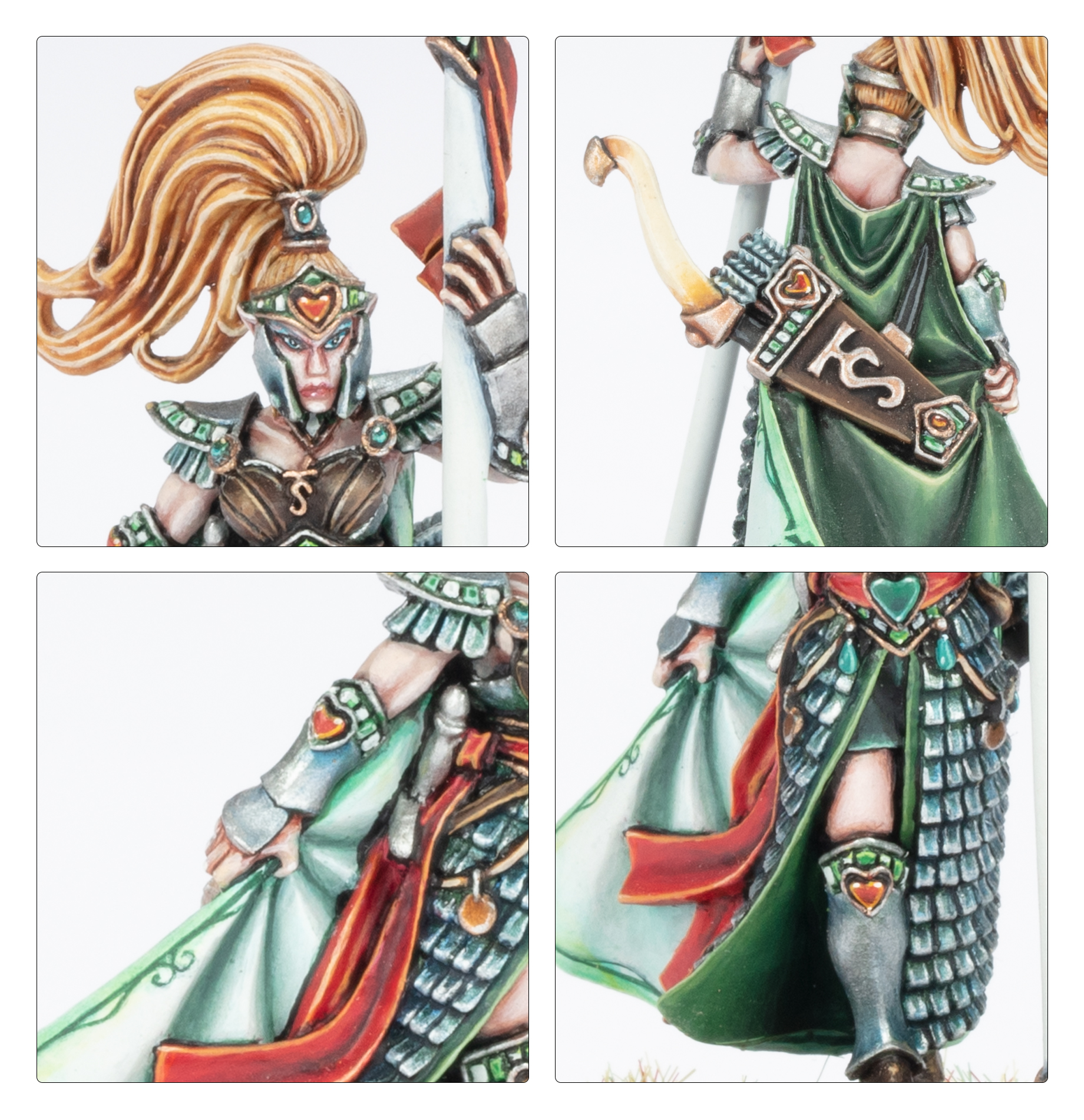 Pohled na miniaturu Handmaiden of the Everqueen zepředu