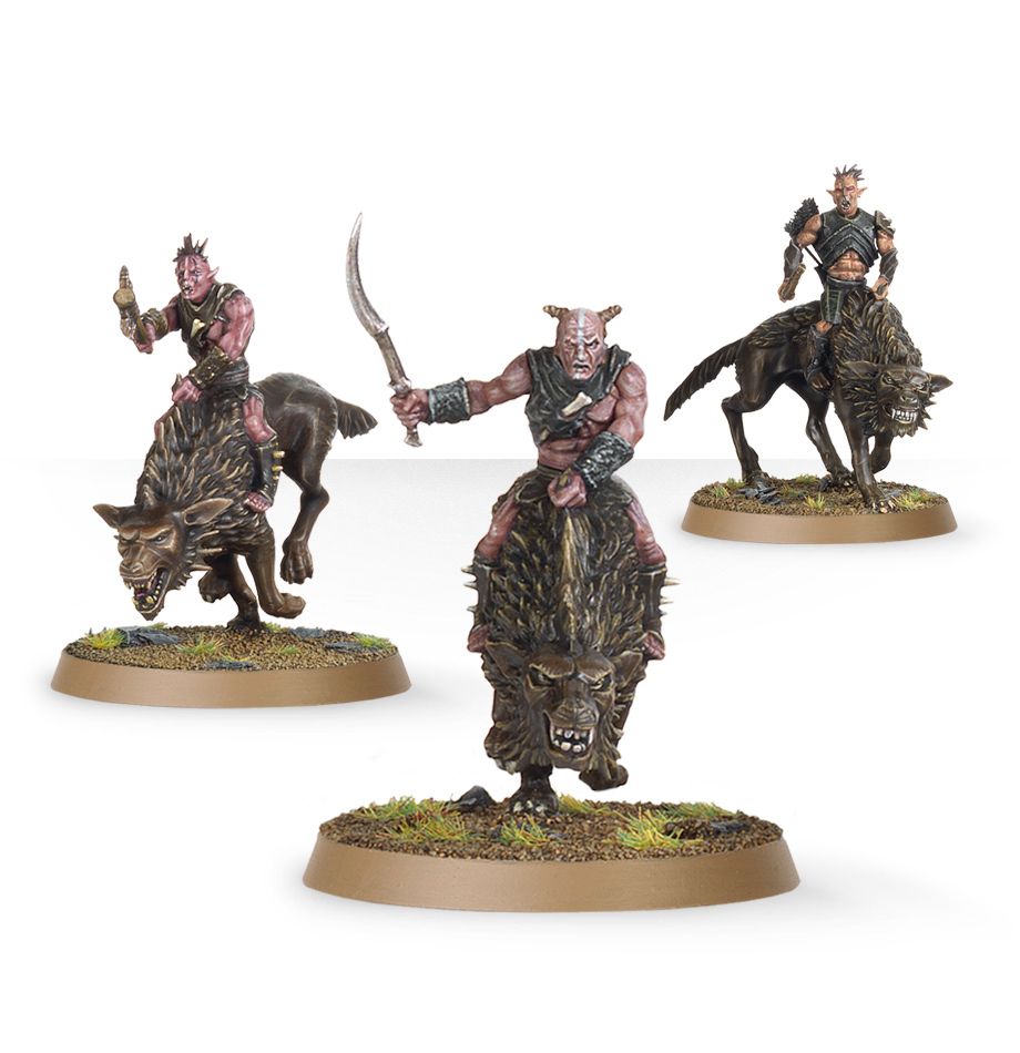 Hunter Orcs on Fell Wargs – bočný pohľad