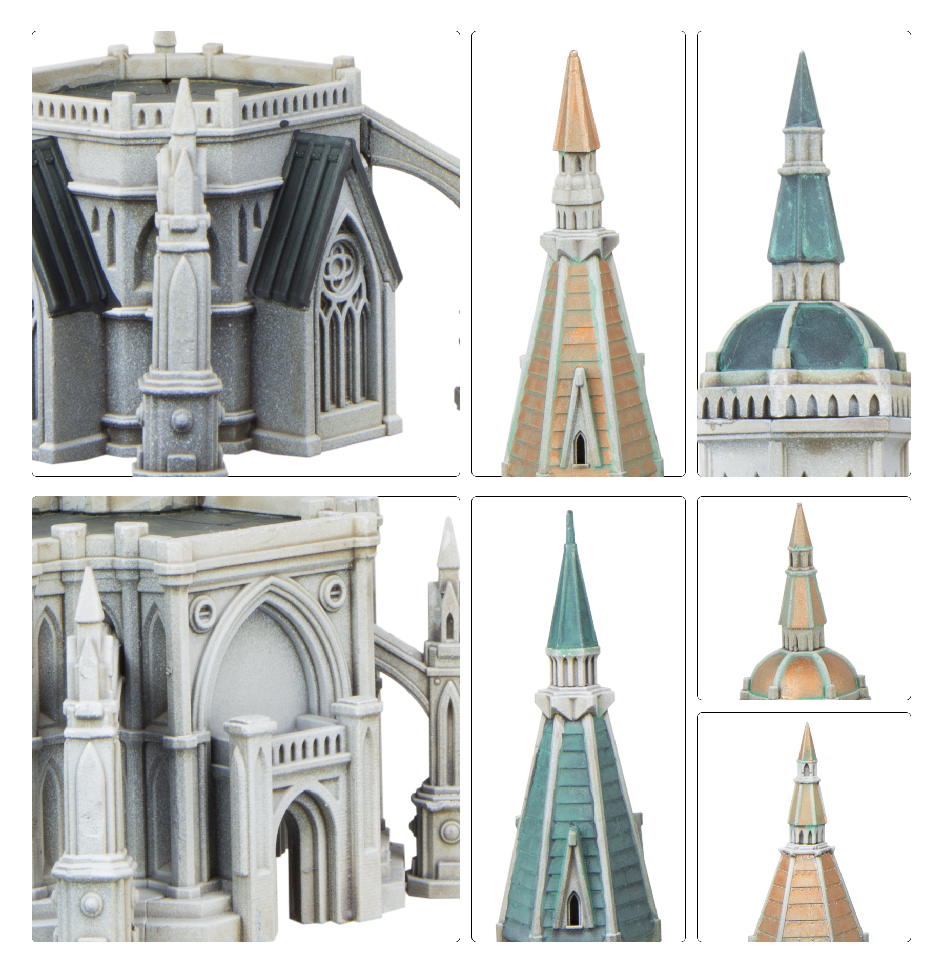 Legions Imperialis: Civitas Imperialis Spires – detailed view of the spires