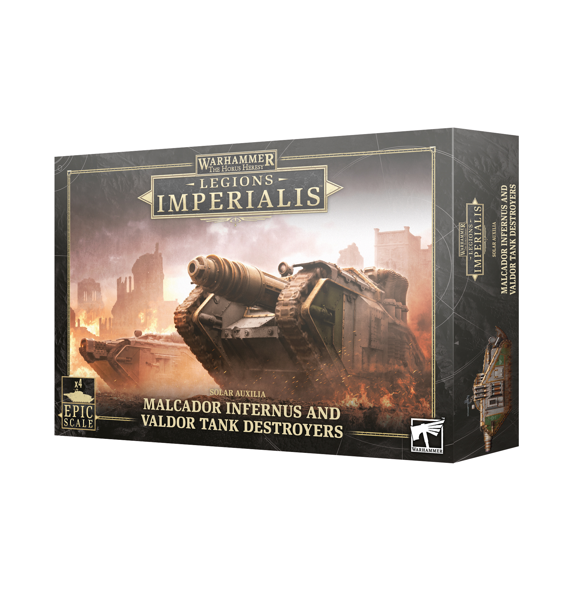 Assembled miniatures on the battlefield