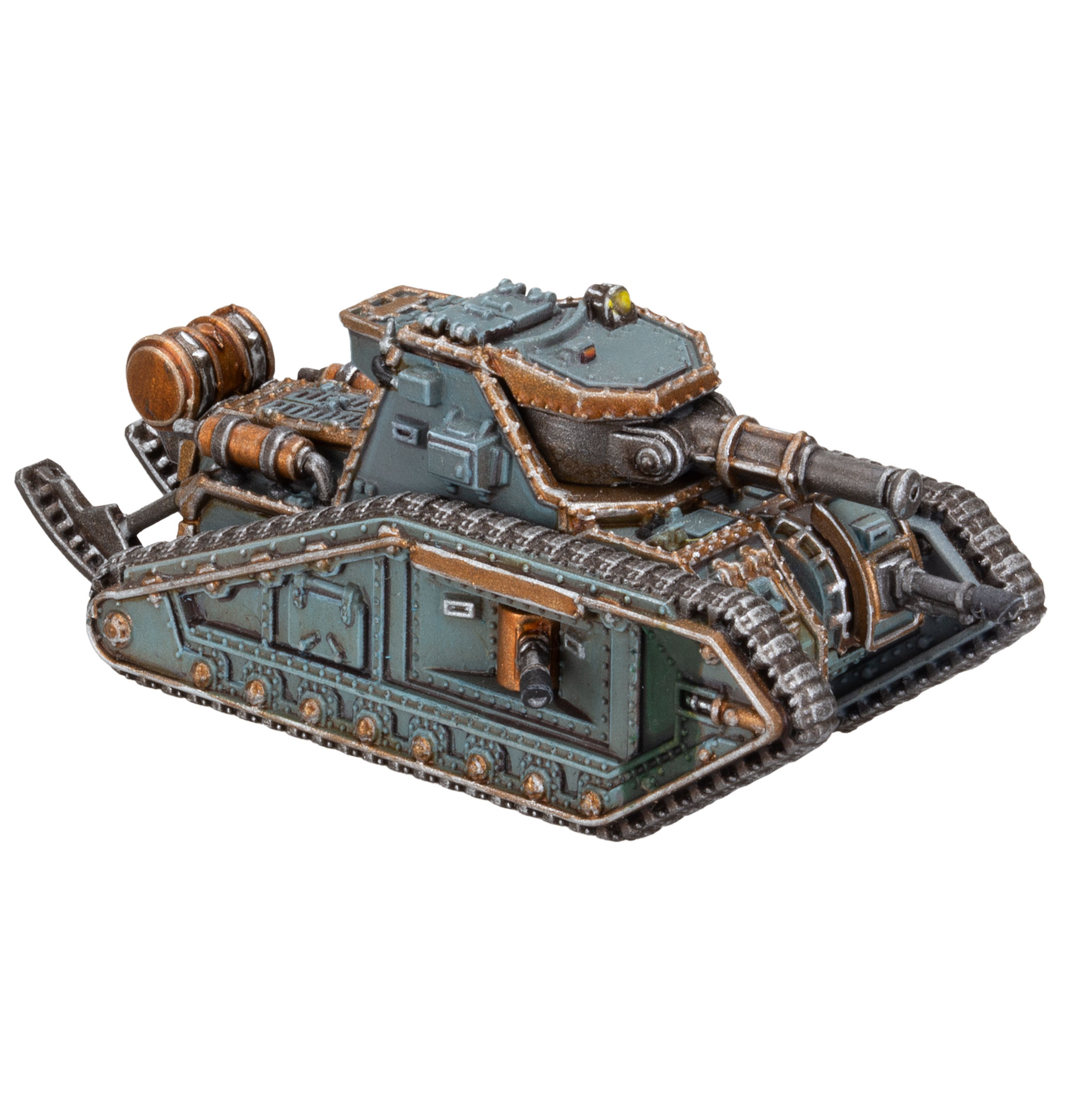 View of Malcador Squadron vehicle miniatures