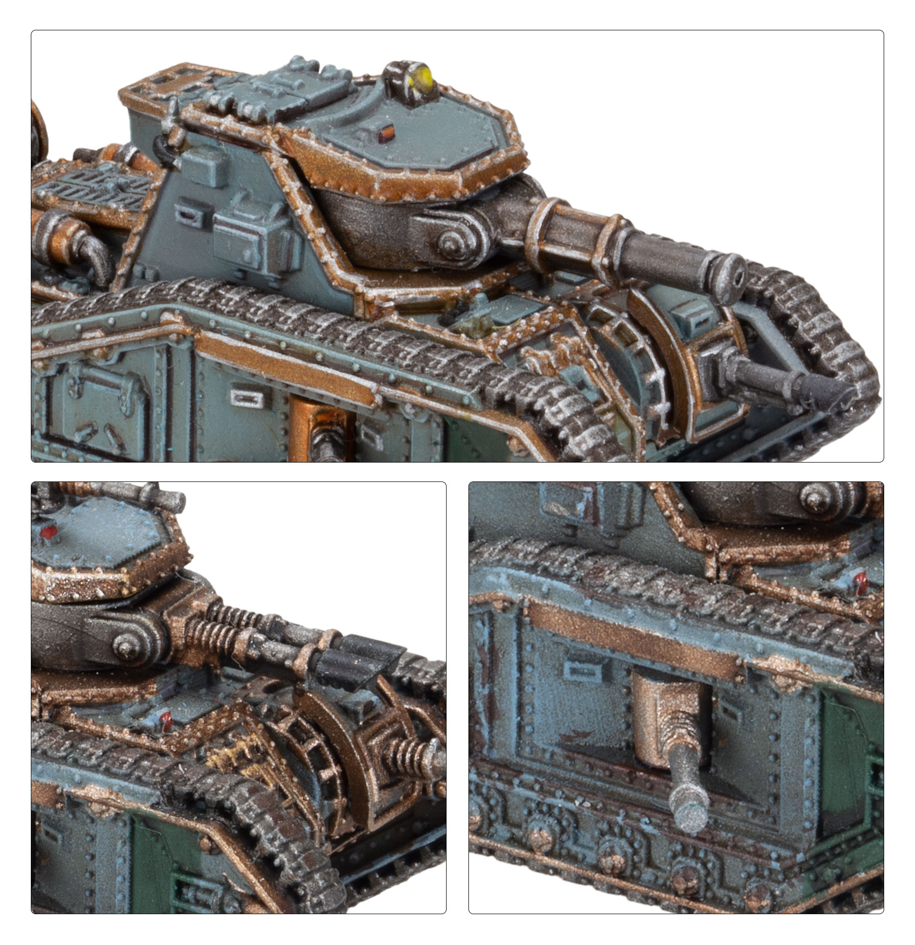Assembled miniatures in combat