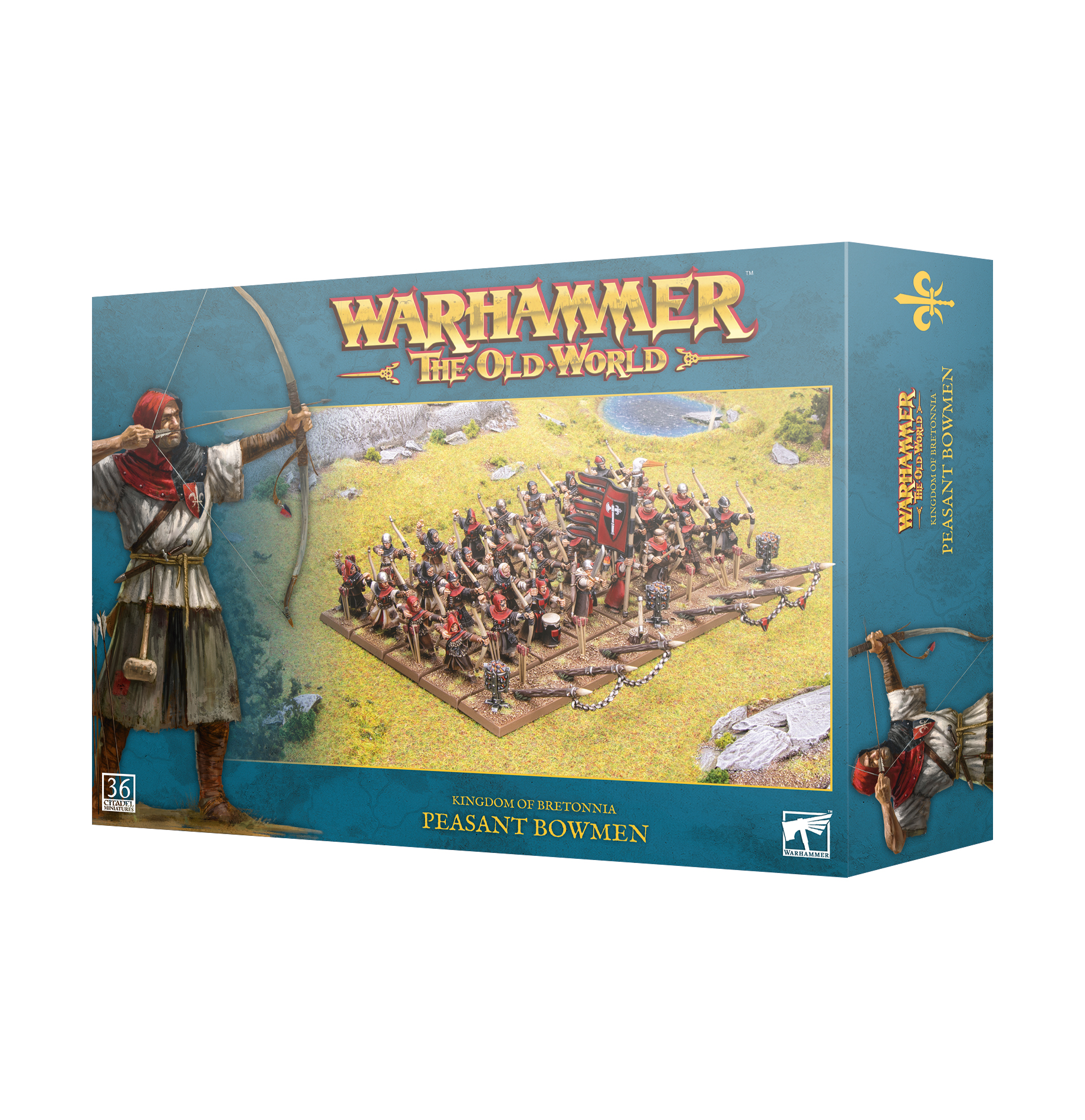 Kingdom of Bretonnia - Peasant Bowmen - detaily výzbroje