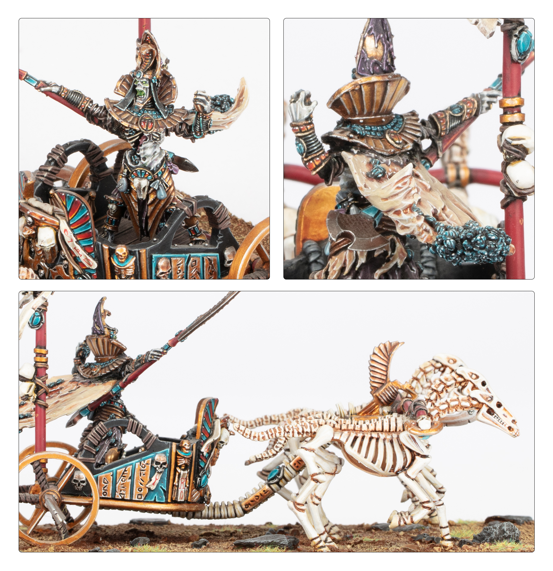 Settra The Imperishable - celkový pohled na model