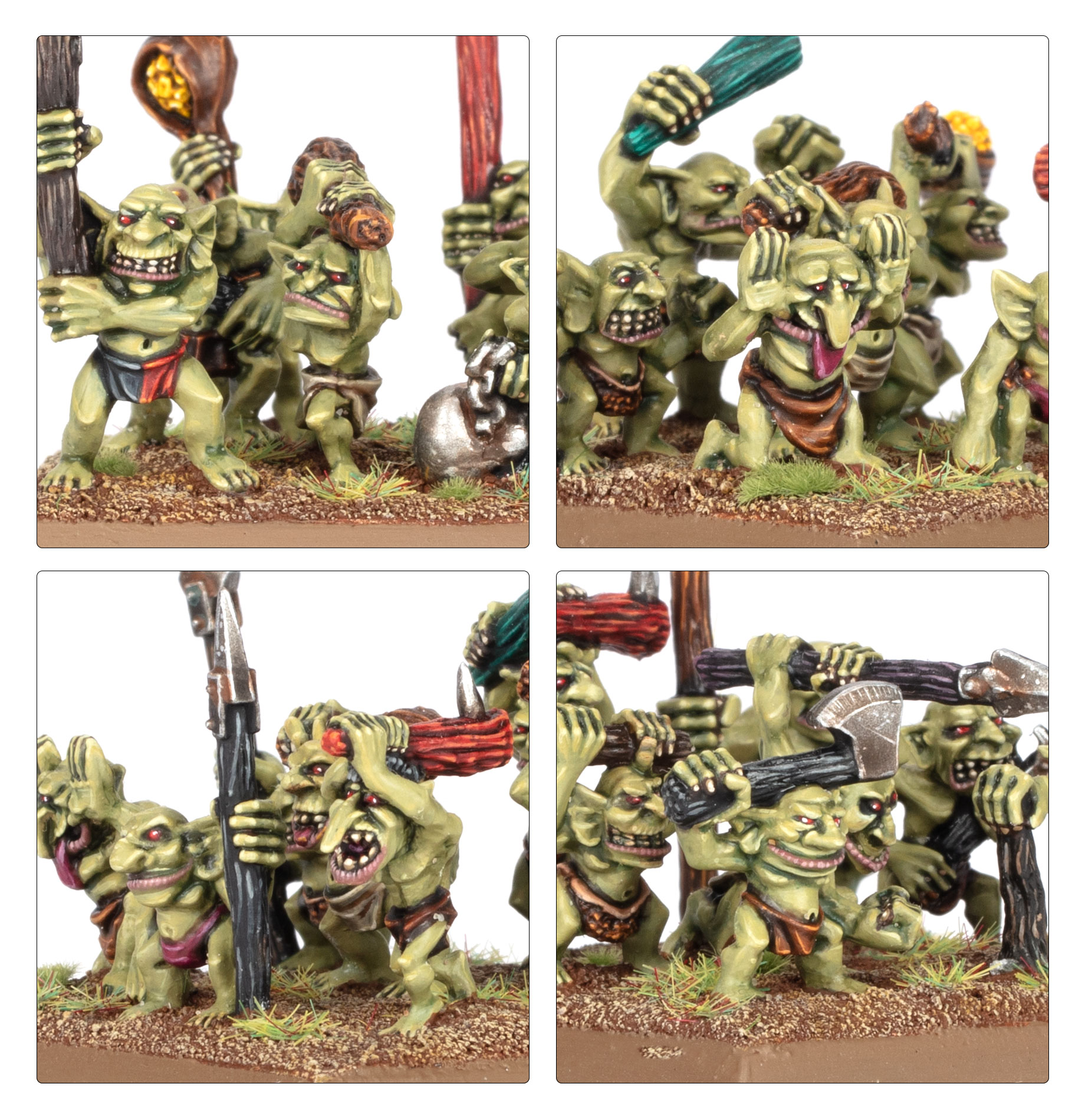 Snotling Mobs painted models detail