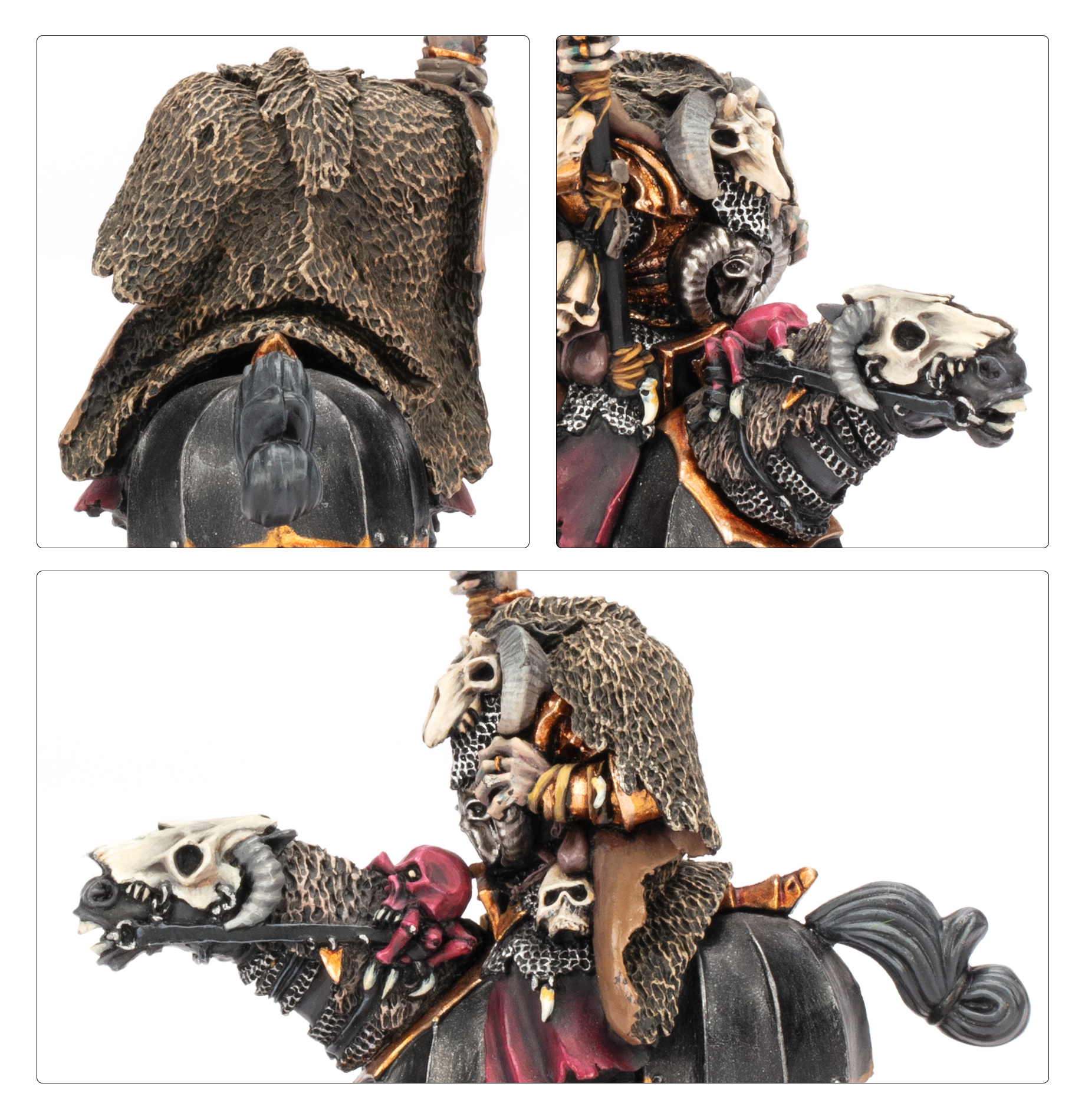 Sorcerer of Chaos on Chaos Steed - celkový pohľad na model