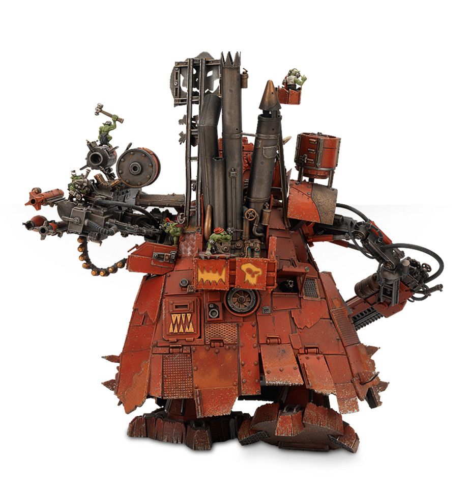 Ork Stompa - celkový pohľad na model