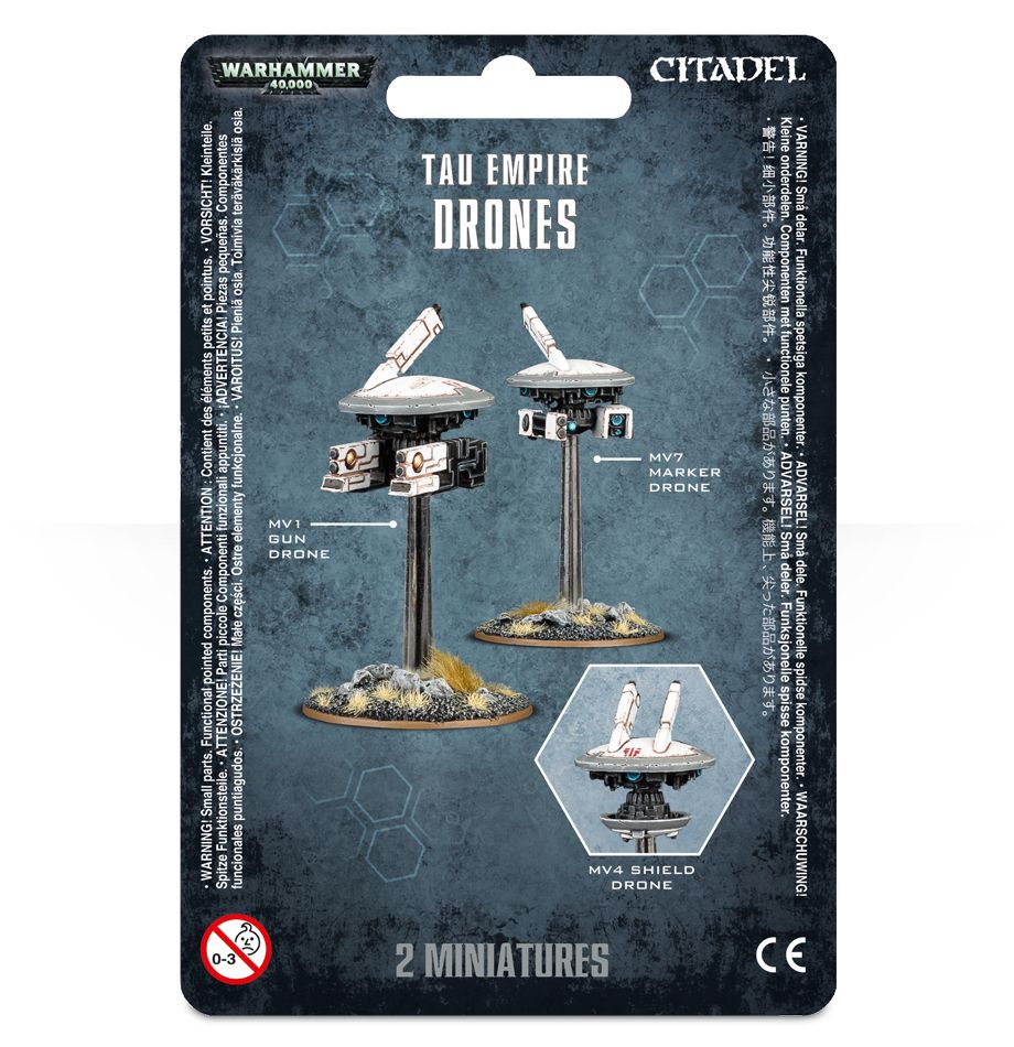 Detailed view of drone components