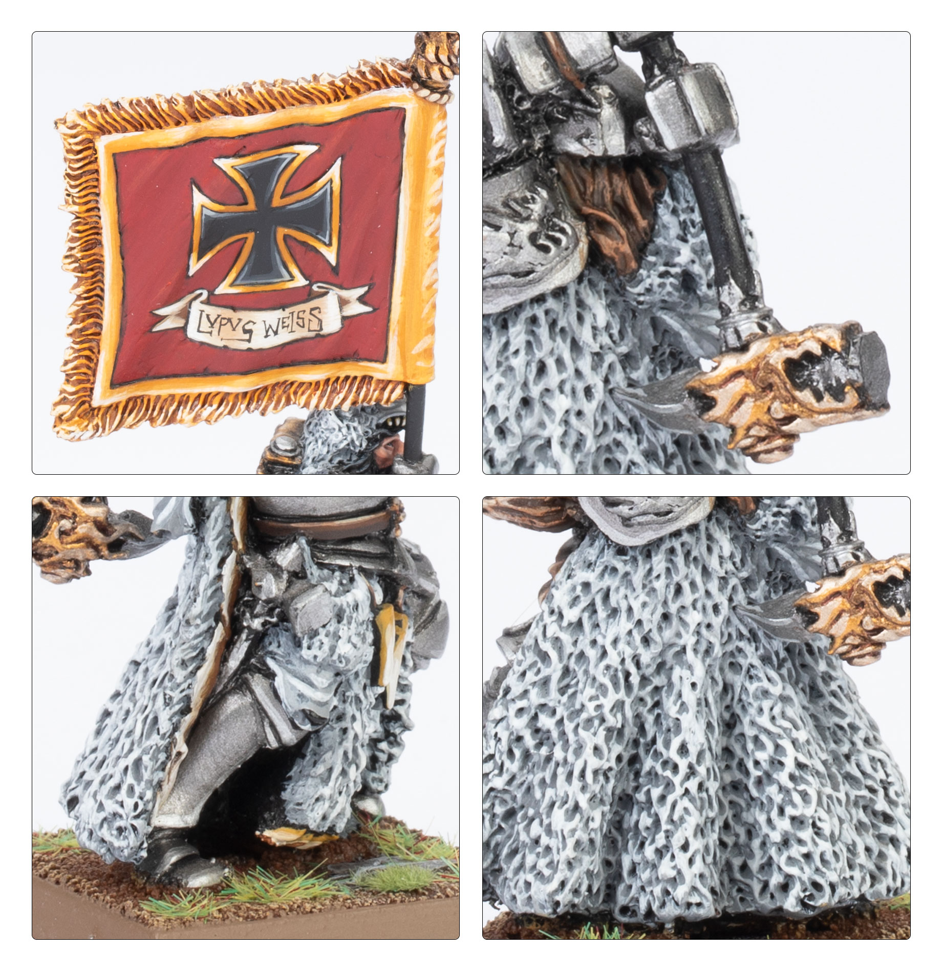 Detail kovových prvků miniatur