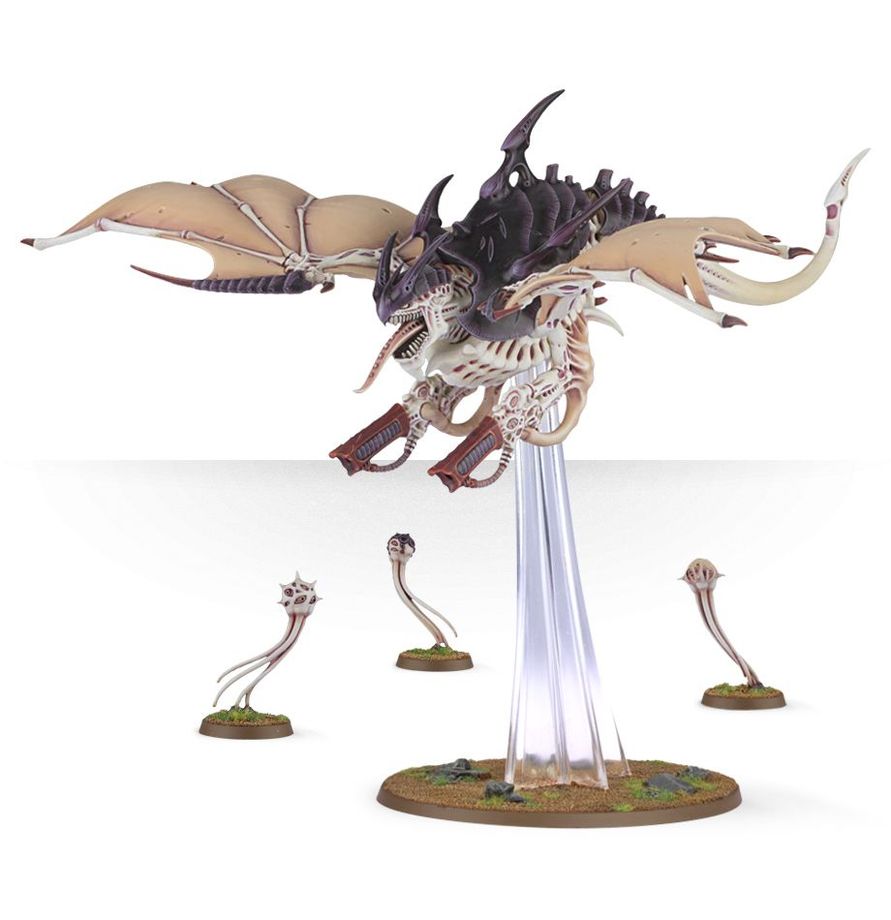 Tyranid Harpy detaily krídel a výzbroje
