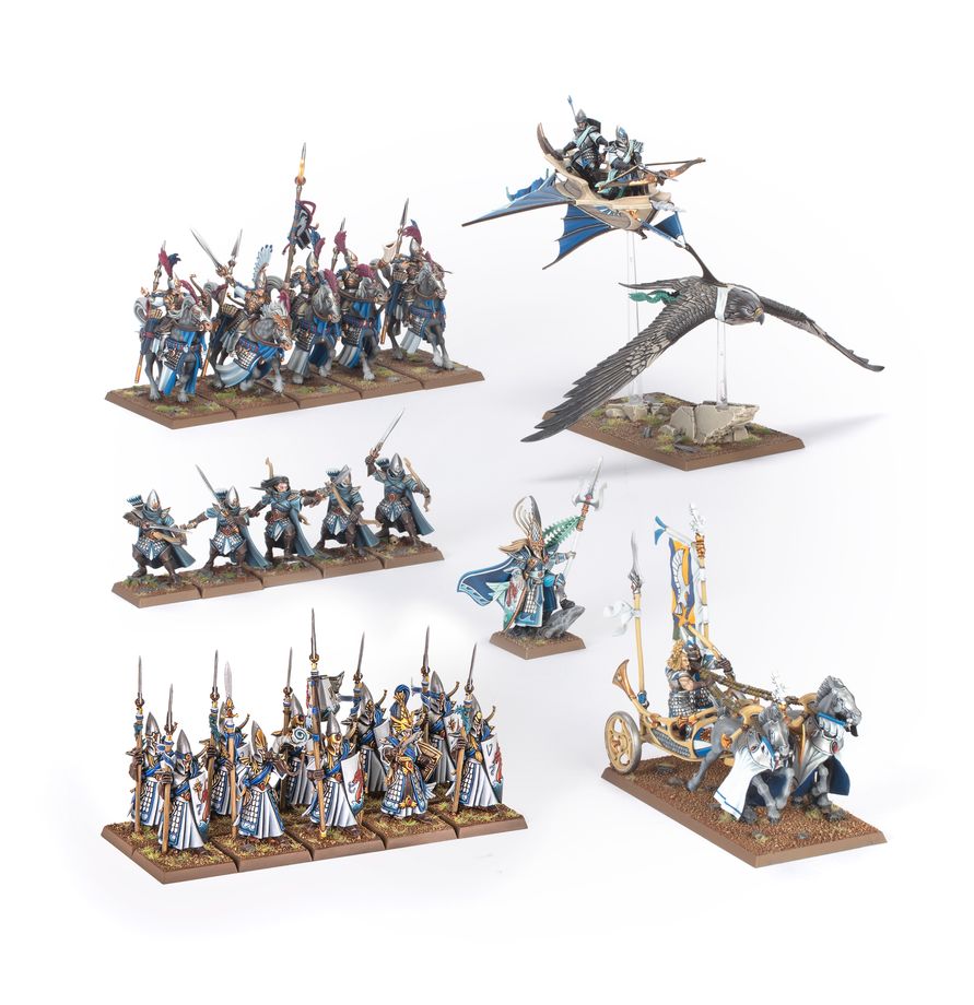 Warhammer: The Old World: High Elf Realms - Battle March Army box art