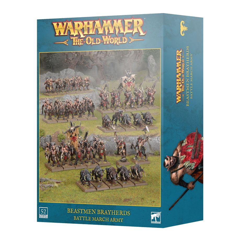 Gors, Ungors and Bestigors from the Beastmen Brayherds set