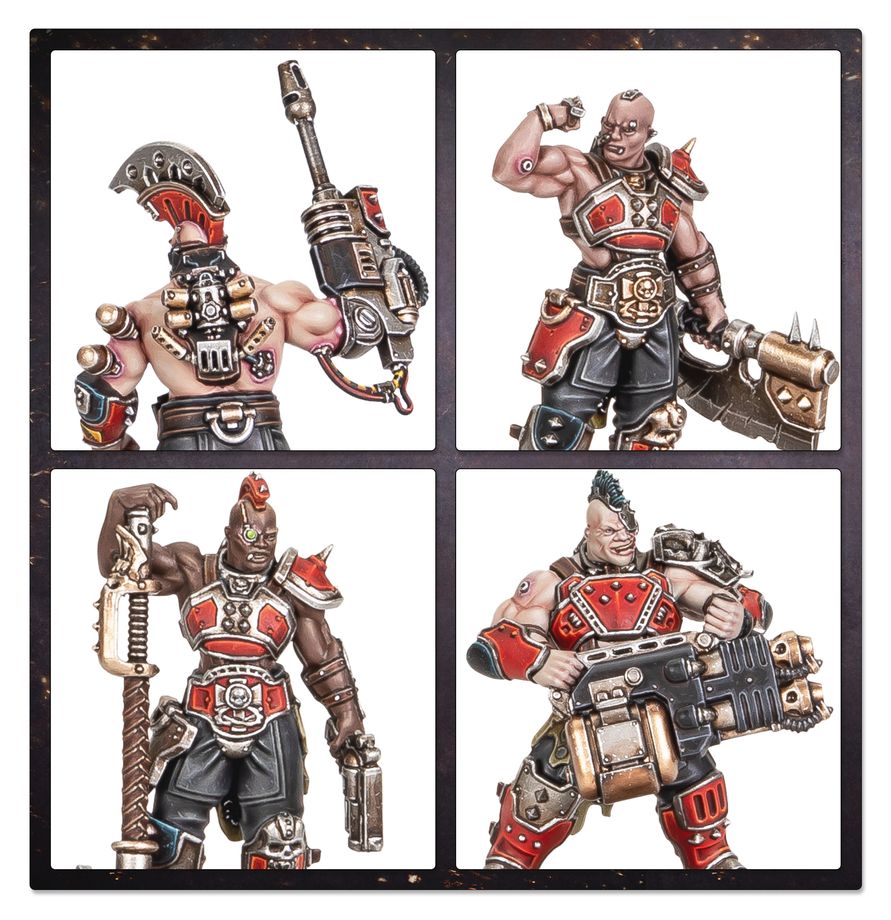 Necromunda House Goliath Forge Bosses & Sumpkrocs
