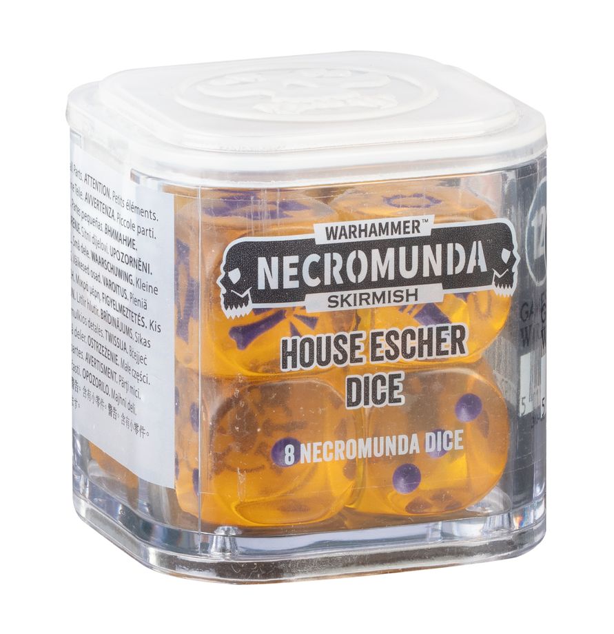 Necromunda: House Escher Dice – set of 8 dice