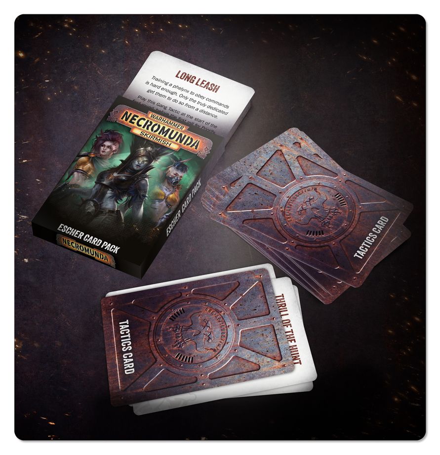 Necromunda: Escher Card Pack – reference cards for Necromunda Skirmish