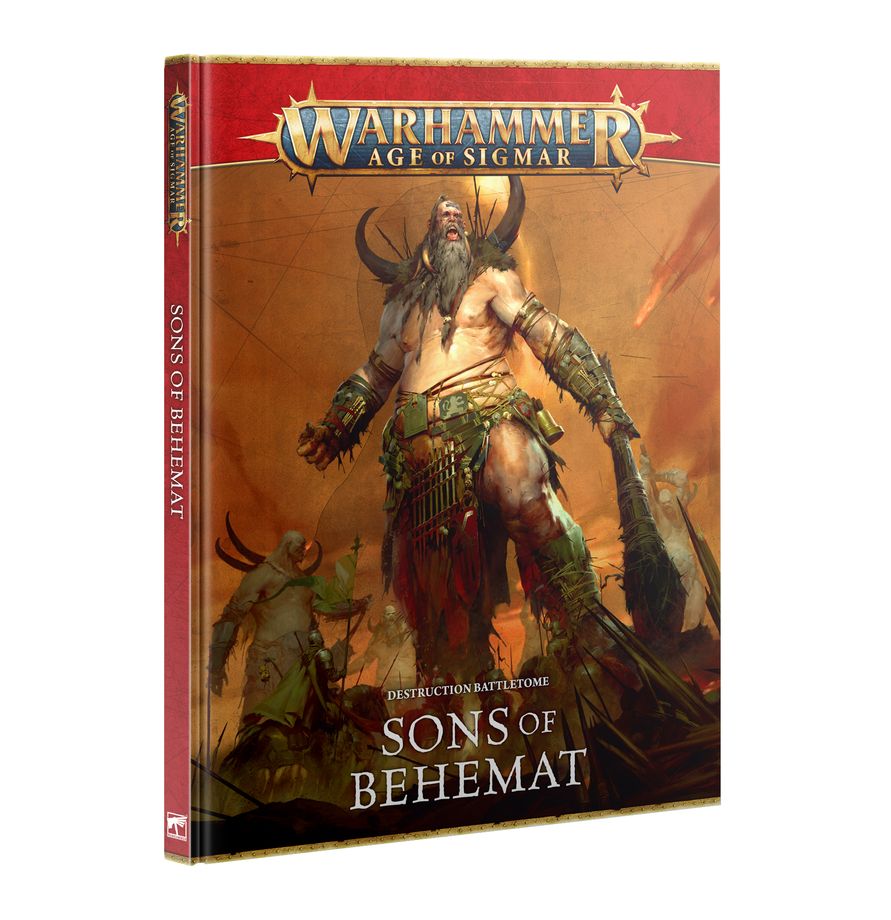 Age of Sigmar: Destruction Battletome: - Sons Of Behemat (English) cover