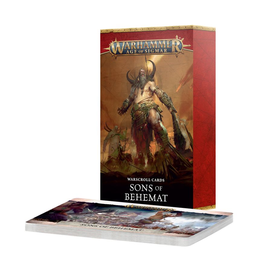 Age of Sigmar: Warscroll Cards: Sons Of Behemat