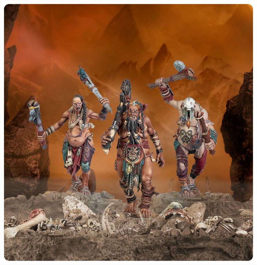 Boss-stompers zo Sons of Behemat pre Warhammer Age of Sigmar