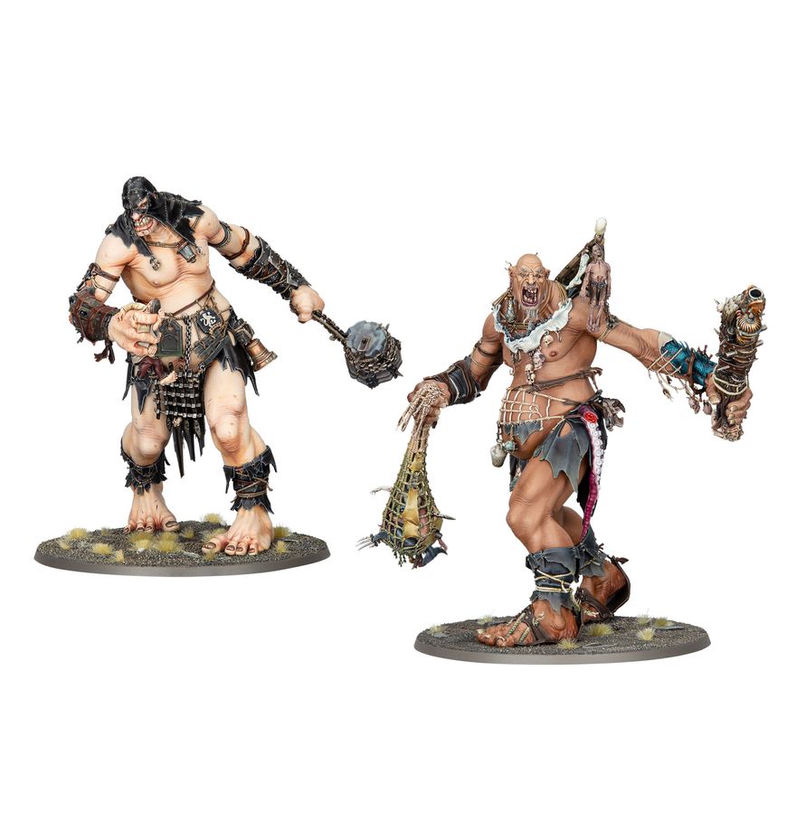 Brawlers of Behemat with two Mega-Gargants