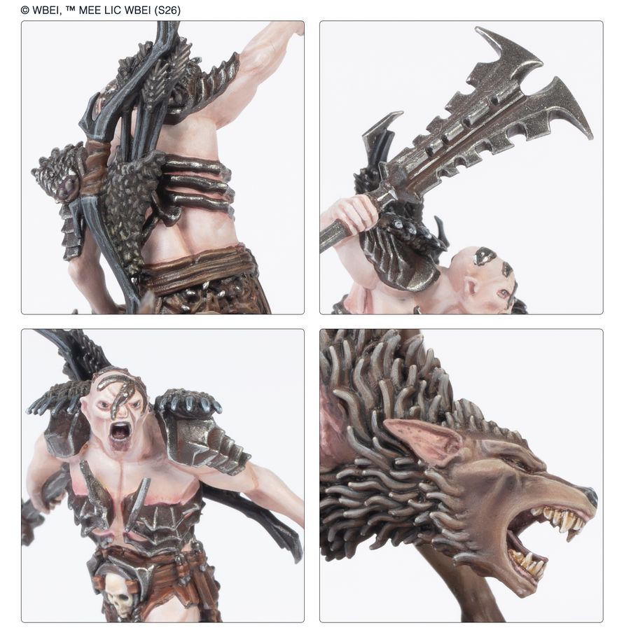 Hunter Orcs na Fell Wargs z Dol Guldur Battlehost