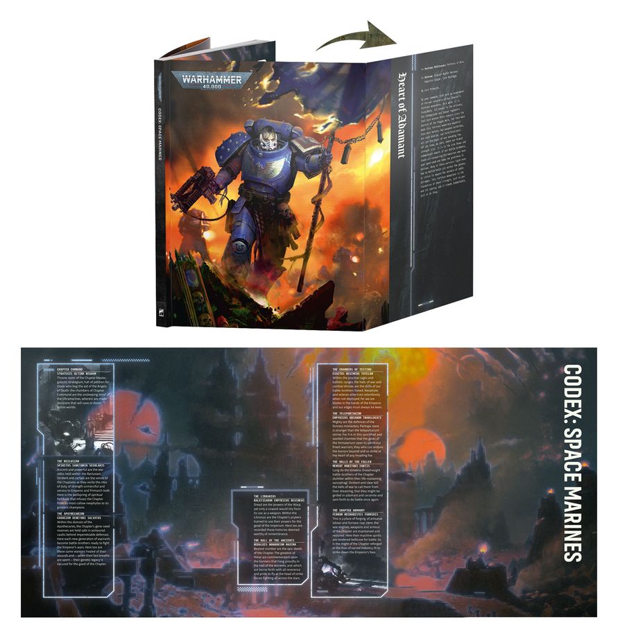 Warhammer 40K: Codex: Space Marines (English)
