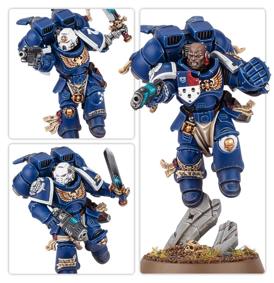 Vanguard Veterans with jump packs for Warhammer 40,000