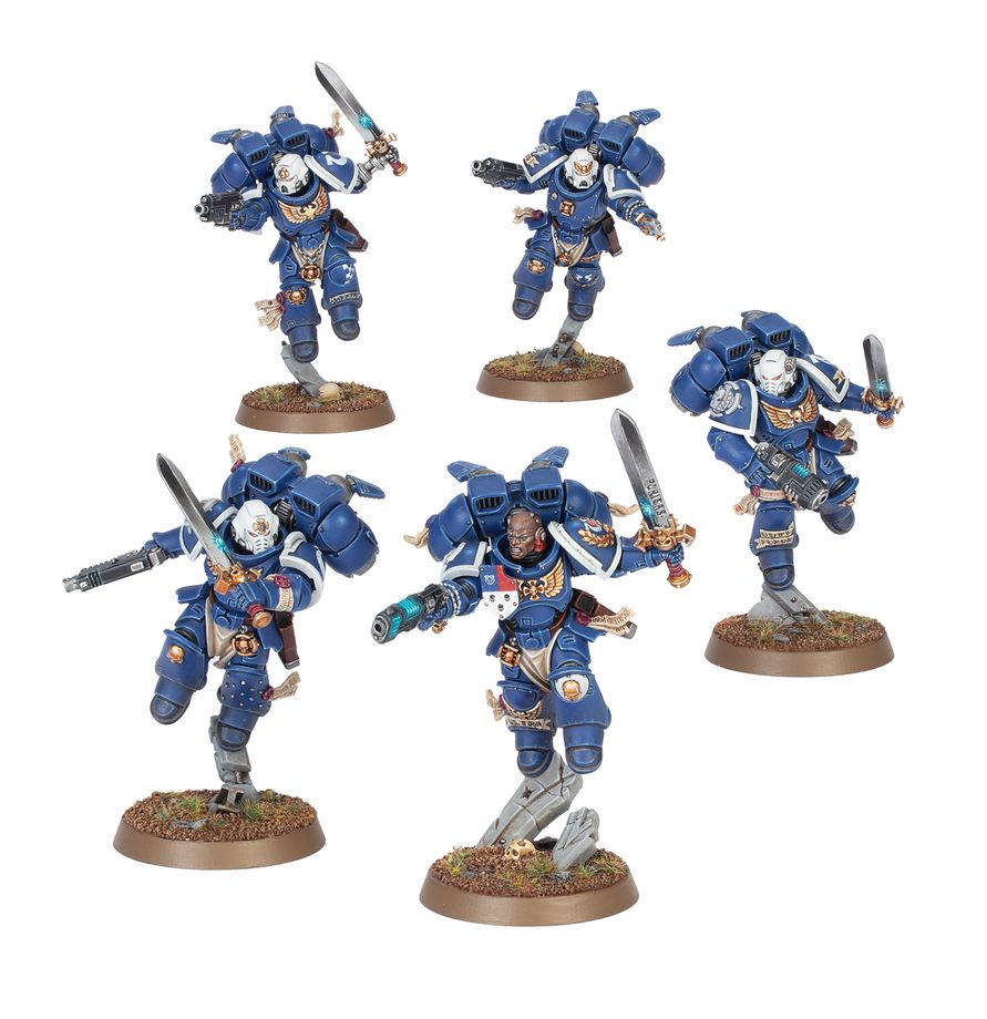 Warhammer 40K: Space Marines - Vanguard Veteran Squad with Jump Packs box art